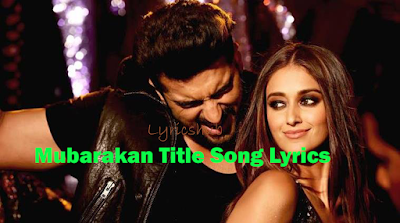 Mubarakan Title Mp3Songs free download