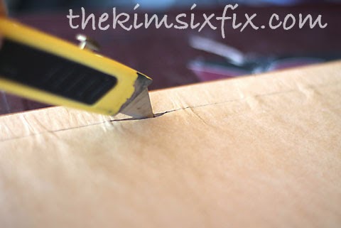 Cutting paper backing