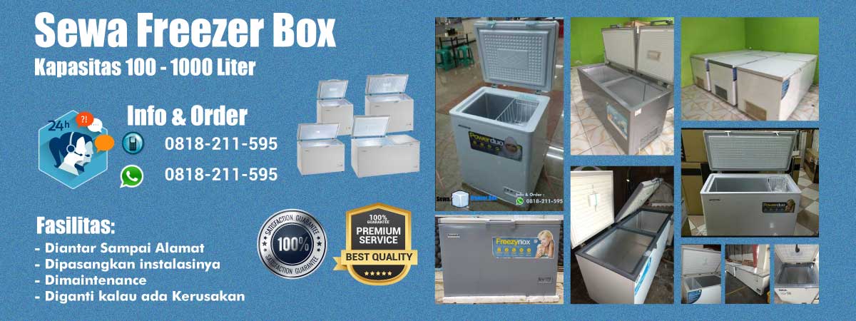 Layanan sewa freezer box  Pacitan