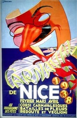 Carnaval de Nice affiche 1938