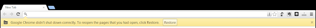 Google Chrome crash