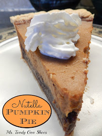 Nutella Pumpkin Pie - AMAZING!   --- Ms. Toody Goo Shoes