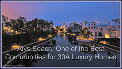 Visit Alys Beach and appreciate the amazing architectural styles of the luxury homes along 30A.