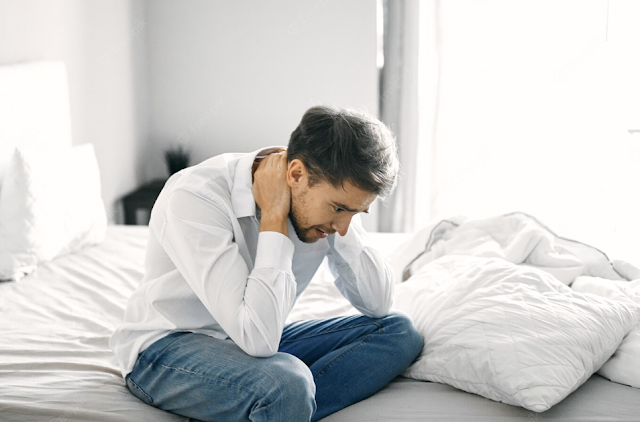 Man sad with Durability and material quality of mattress