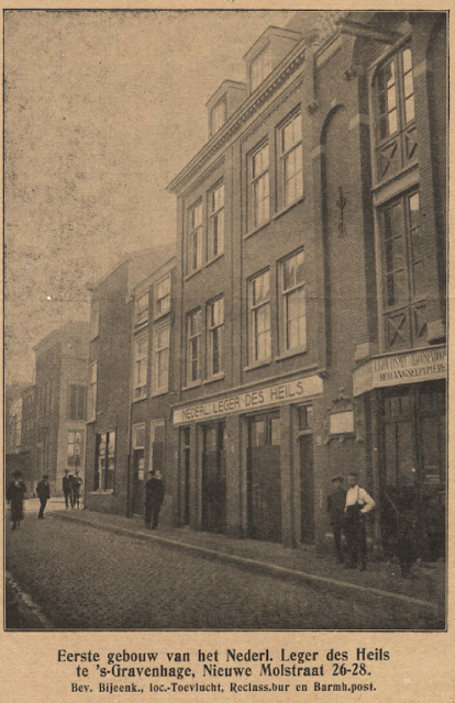 Eerste gebouw van het Nederl. Leger des Heils, scan uit De Heilsbanier, Jaargang 1, no. 1, November 1921