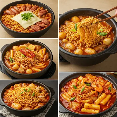 라면사리를 넣은 음식들
