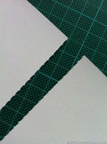 Deckled edge