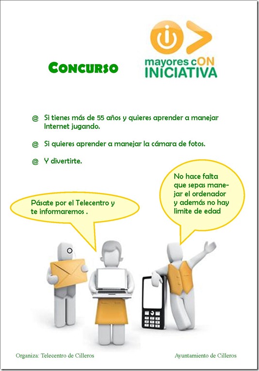 cartel mayores con iniciativa