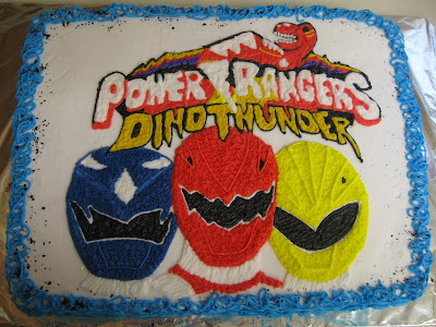 Power Ranger Birthday Party on Lots More Cakes    And Even More To Come