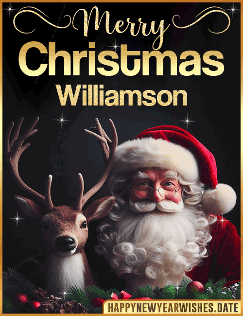 Merry Christmas gif Williamson