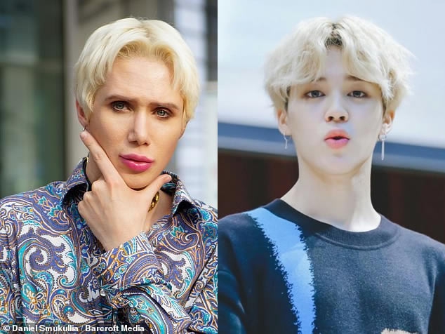 White Man Had Facial Surgeries To Look Like His Idol – Jimin, From BTS Kpop Band