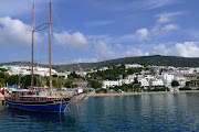 One of the places is visited was the seaside resort town of Bodrum. (bodrum port)