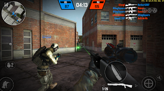 Merupakan sebuah game FPS modern multiplayer dengan banyak fitur di dalamnya Bullet Force apk + obb