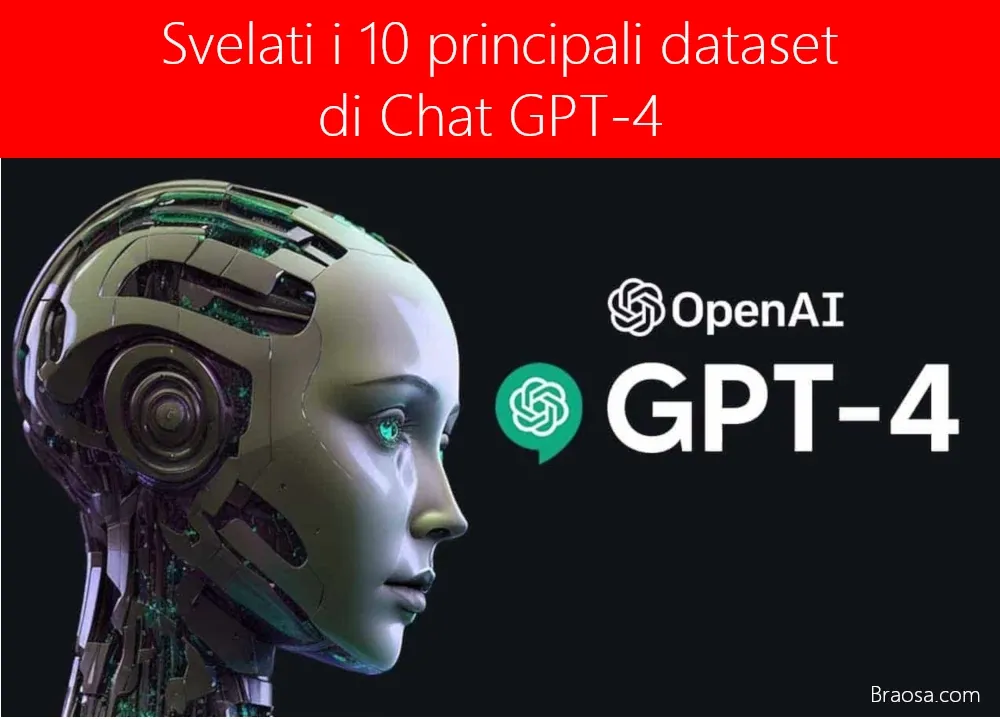 I principali set di dati di Chat GPT-4