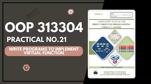 Object Oriented Programming Using C++ (313304)
