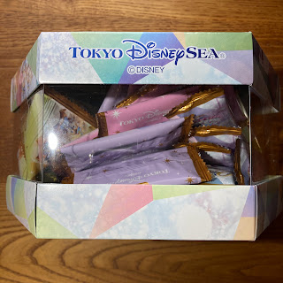 【ディズニーのお土産】TDS　「東京ディズニーシー20周年　おせんべい　紙箱」アジカル
