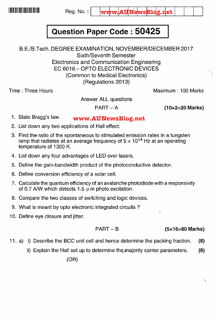 Anna University Re-Exam 2nd Nov 2018 exams to 28th Nov 2018 (Biggest Mistake of Anna University)