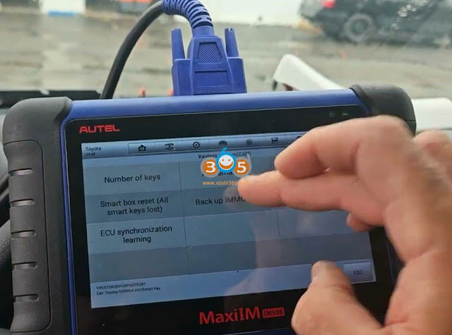 Program 2023 Toyota Sienna Proximity with Autel IM508 9