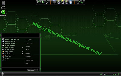 Download Green Alienware Skin Pack 3.0 Untuk Windows 7