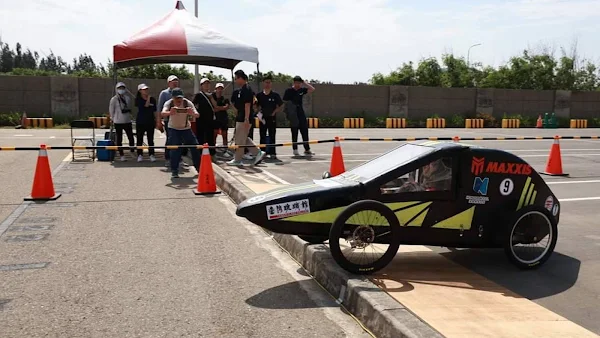 ▲大葉大學車隊勇於挑戰被稱為「天堂路」的加分賽道。（大葉大學提供）
