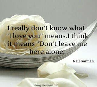 Love Quote by Neil Gaiman