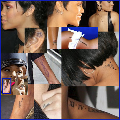 Rihanna Tattoos on Rihanna Tattoos 5 Jpg