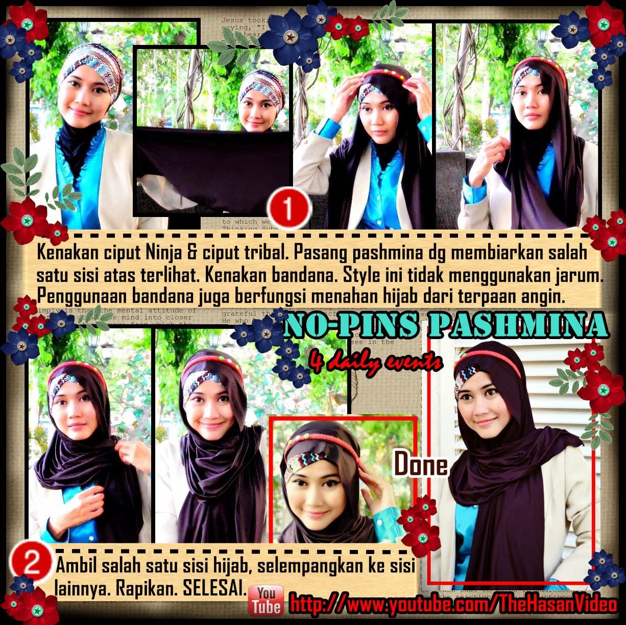 Tutorial Jilbab Untuk Hijaber Indonesia Tutorial Hijab Pashmina