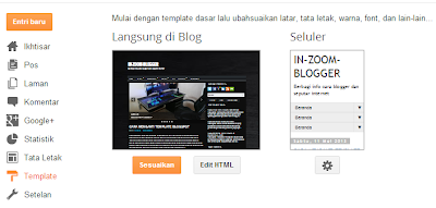 CARA EDIT KODE HTML BLOGSPOT