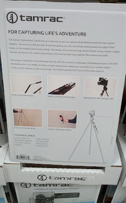 Tamrac Zipshot Mini Tripod – Sets up in seconds so you can capture those fleeting moments