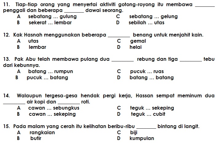 Soalan Kuiz Bahasa Melayu Tahun 5 - Go Thrones a