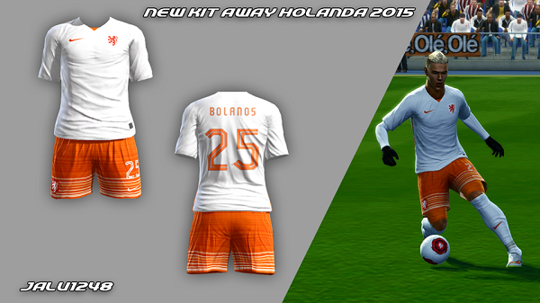Update PES 2013 New Away Kit Netherlands 2015