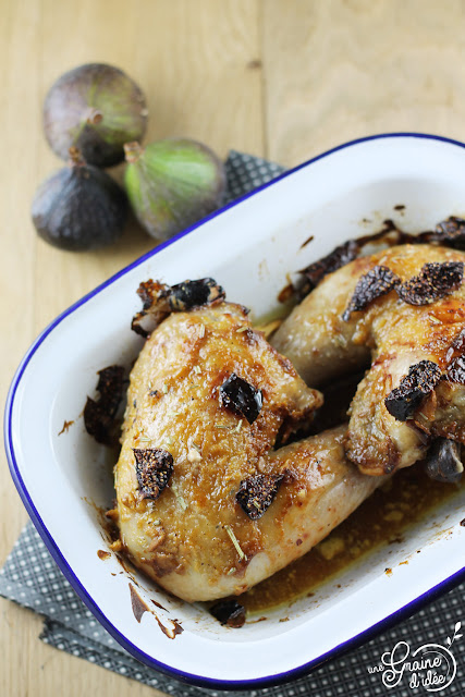 Poulet Rôtis Figues