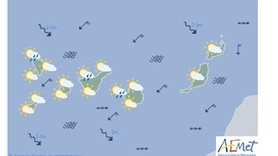 Lluvias en Canarias, hasta el martes 20 de diciembre