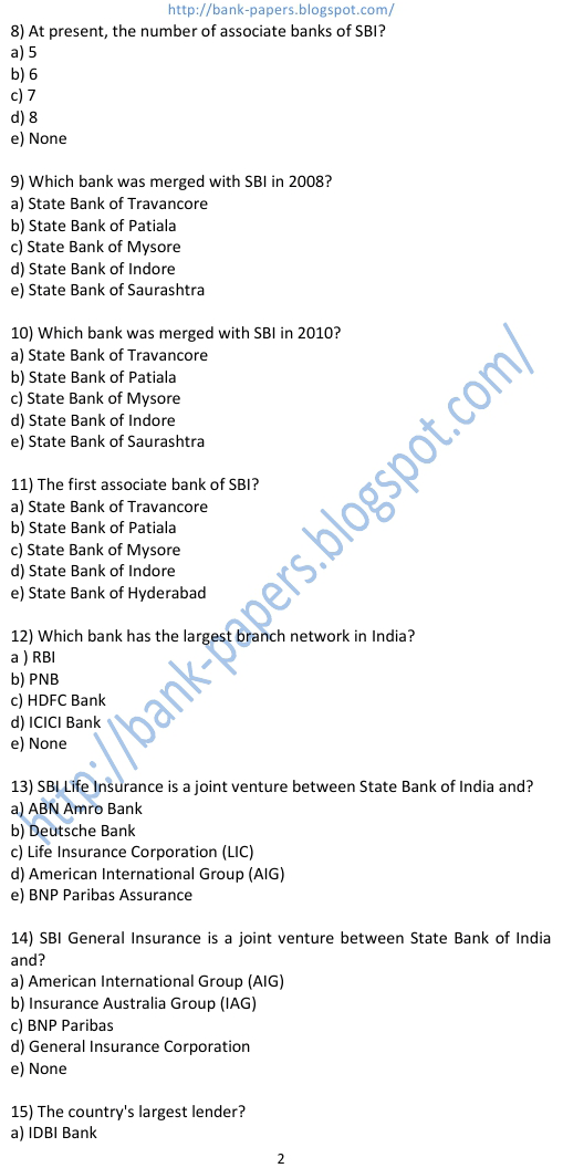 question on banking awareness