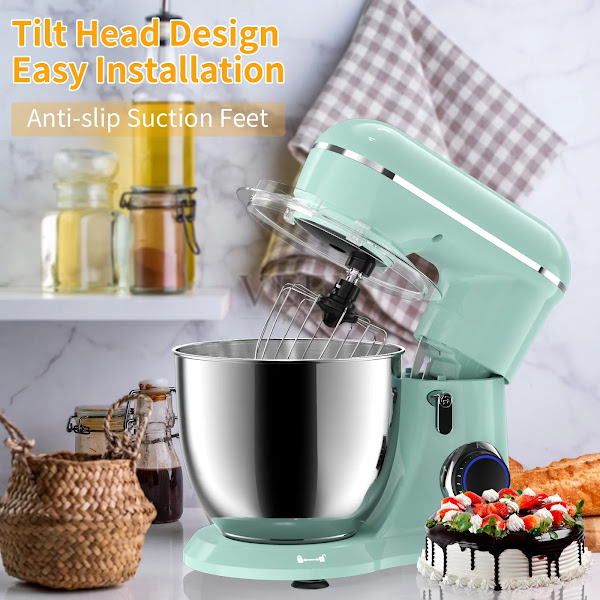 660W 10-Speed Tilt-Head Electric Mixer