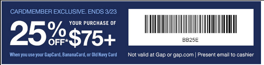 gap outlet coupons 2018