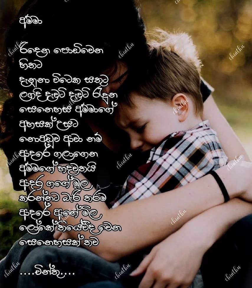 essay about my mother in sinhala