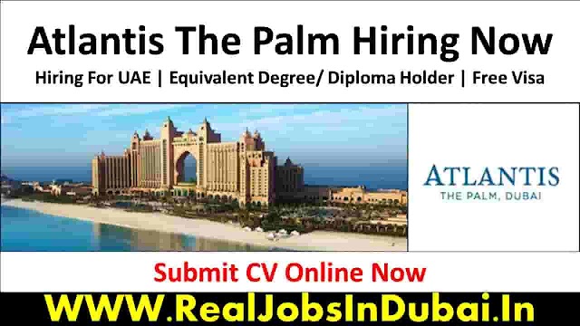 Atlantis The Palm Hiring Staff In Dubai  UAE 2022