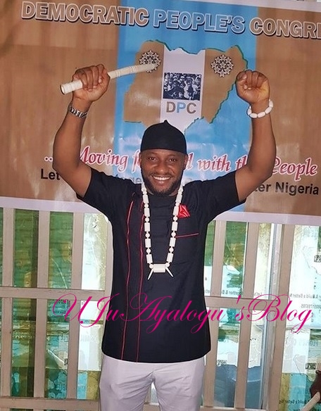 Wild Jubilation as Nollywood Actor, Yul Edochie Picks Anambra Governorship Nomination Form (Photos)