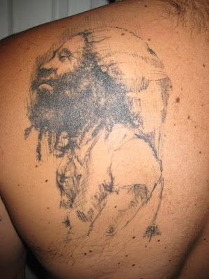 bob marley tattoo