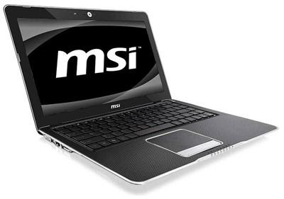 MSI X370-001US Notebook PC - AMD Dual-Core E-350 1.60GHz, 4GB DDR3, 500GB HDD, AMD Radeon HD 6310, 13.4Display, Windows 7 Home Premium 64-bit