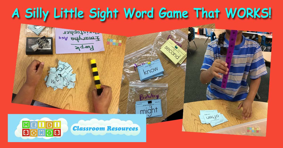 A Silly Little Sight Word Game That WORKS!