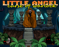 Juegos de Escape Little Angel Curse Of Warlock