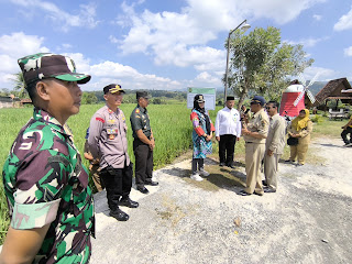 Jajaran Polsek Nanggulan Laksanakan Giat Pengamanan dan Monitoring BBGRM Tingkat Kapanewon Nanggulan