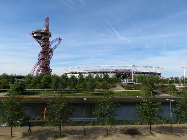 ArcelorMittal Orbit and London Stadium, Queen Elizabeth Olympic Park, Stratford, London