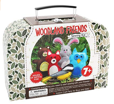 CraftLab Sewing Kits Woodland Animals Craft Educational Sewing Kit for 7 to 12 Age Kids