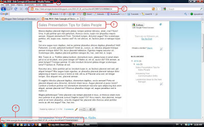 Screenshot Sample Dale Carnegie blog after clicking on the first post title.