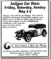 Antique Car Show May 1, 1996