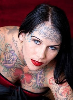 with Jesse James One of Michelle Bombshell McGee's many tattoos include