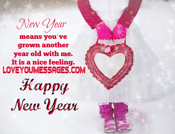 happy new year messages for love